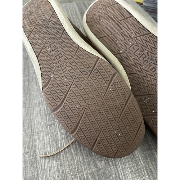 L.L. Bean Lakeside Boat Shoe Three Eye Men's 13 W Brown Leather 287220 - Picture 6 of 6